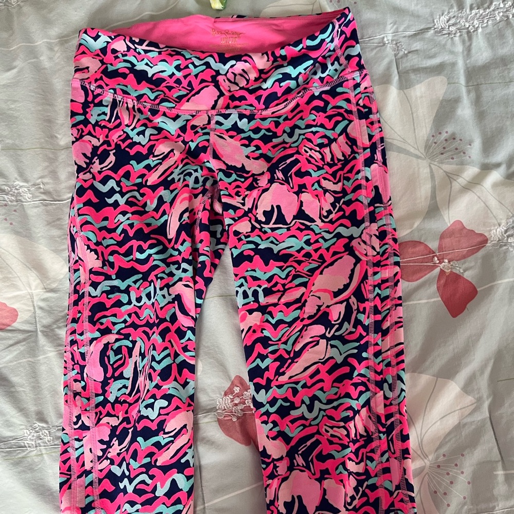 Lilly Pulitzer Luxletic crop leggings Lobstah Roll